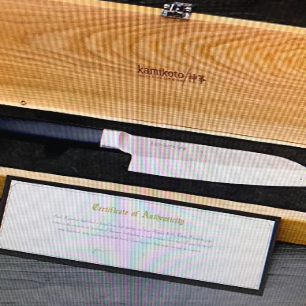 🔥Kamikoto Santoku Chef knife 🔪 7 inch 🍒🔥 - Picture 3 of 3